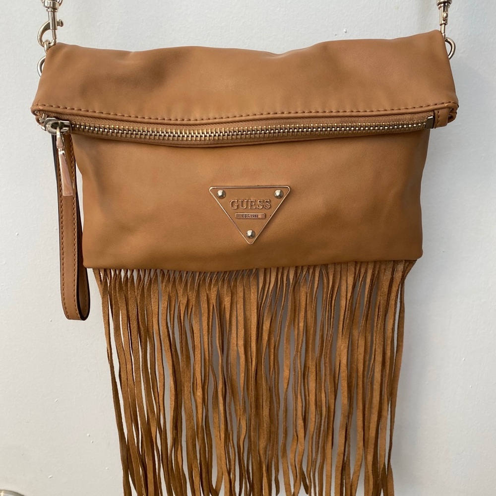 Guess fringe crossbody bag!